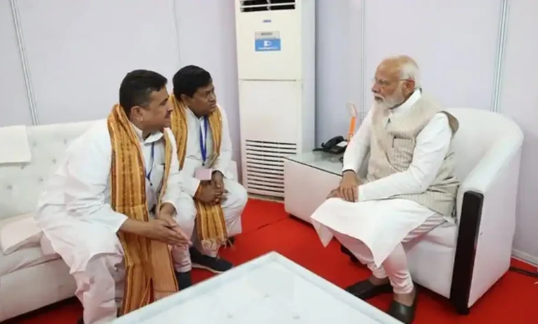 PM Modi discusses issues of Bengal with BJP leaders